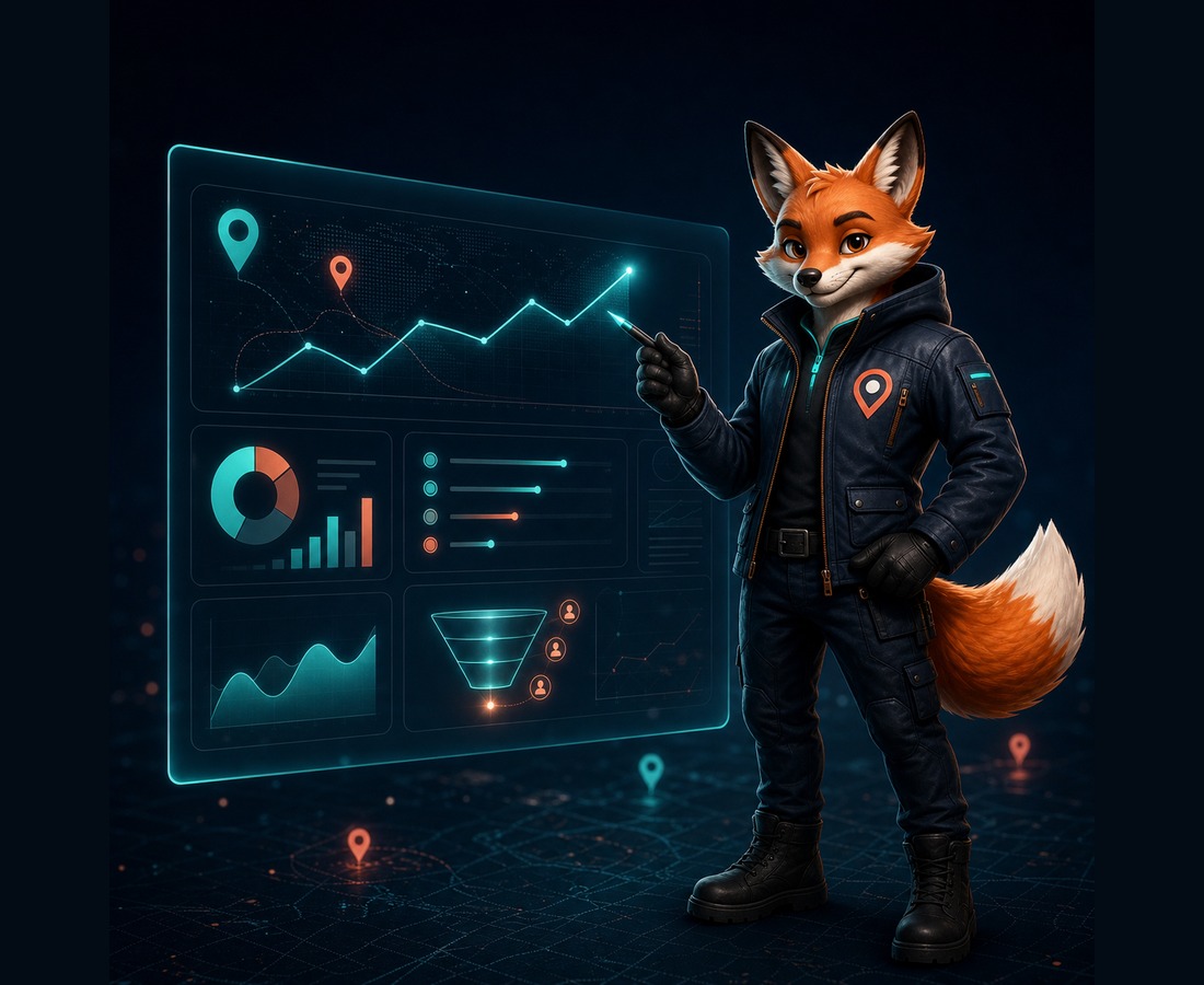 MindPoint fox strategist presenting results for selected work.
